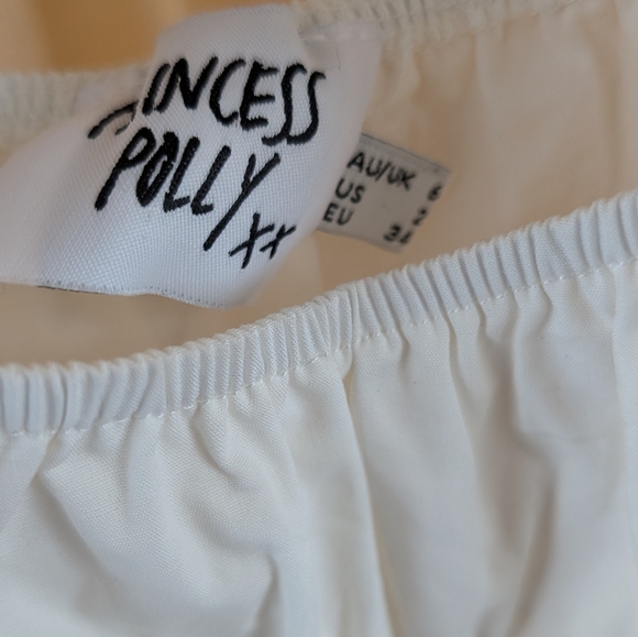 Princess Polly Ivory Gathered Dress - Picture 5 of 11